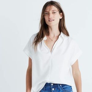 Madewell Central Button Down Cotton Top